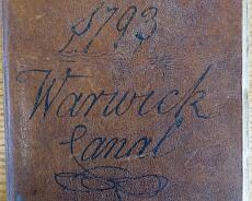 DSC00944 Cover of notebook belonging to one of the land valuers for the canal